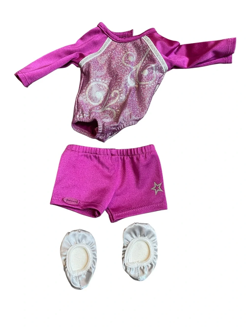 American Girl Truly Me Somersault Sparkle Gymnastics Outfit